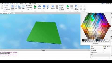 ROBLOX Scripting Ep1 : Variables, BrickColor and inside game.