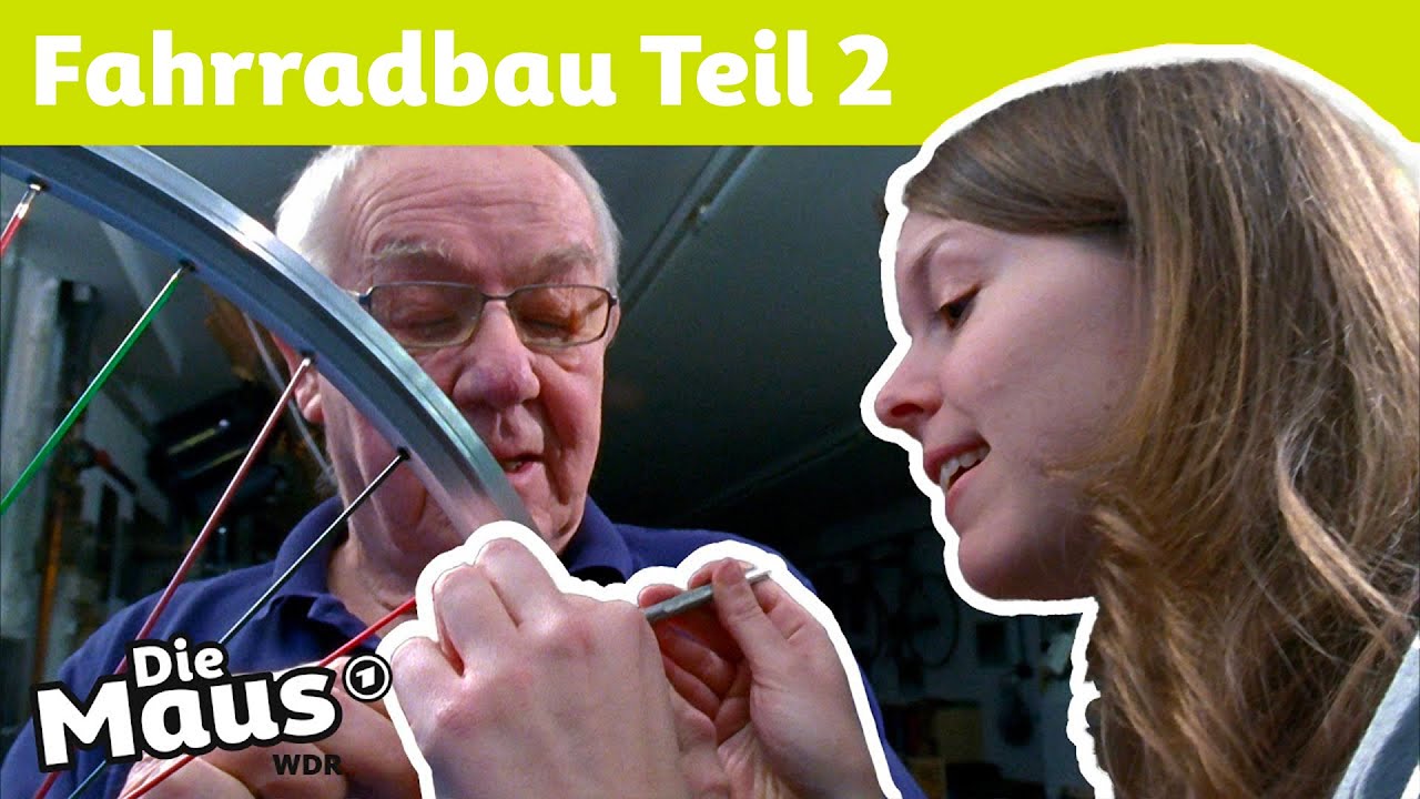 Wie kommen die Speichen in den Fahrradreifen? | DieMaus | WDR