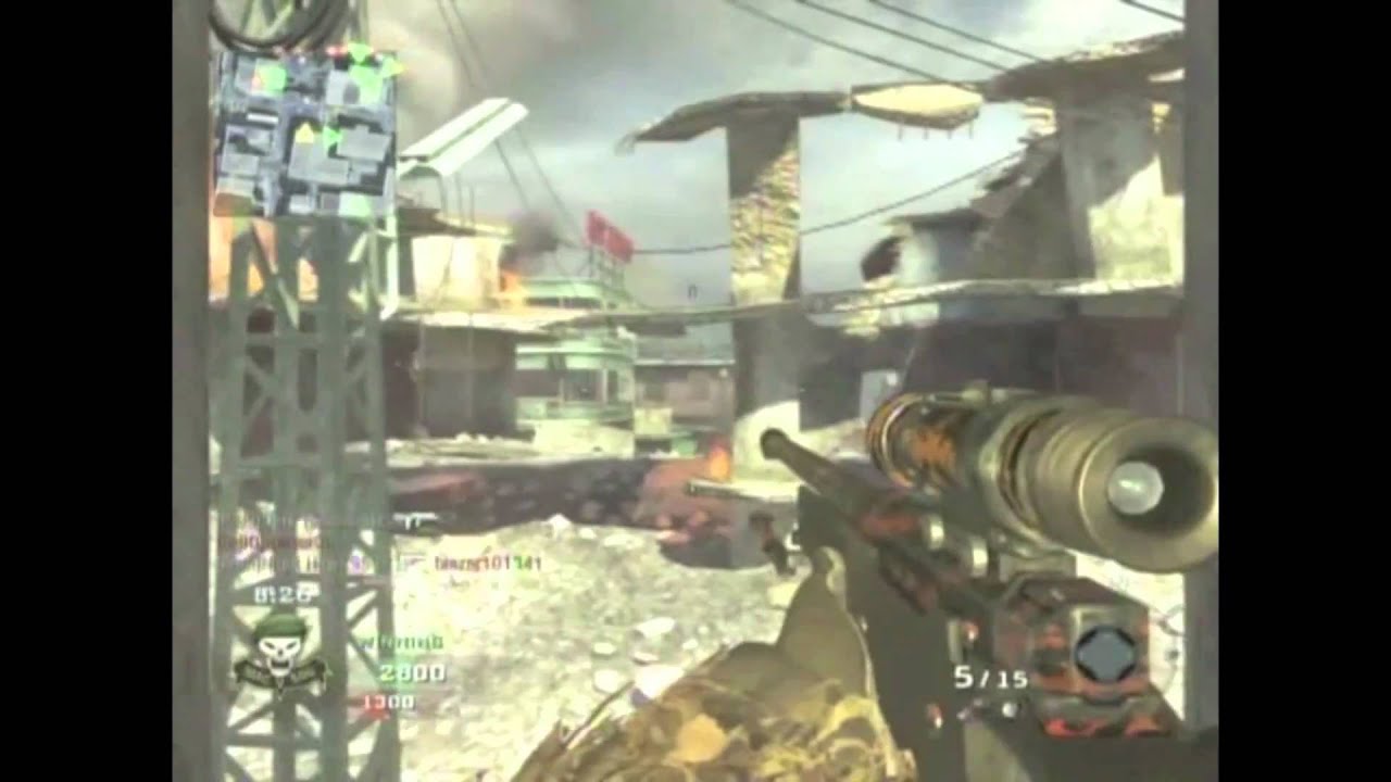 Black Ops:No Scope WallBang Across the Map!:TWGxSaVaGe