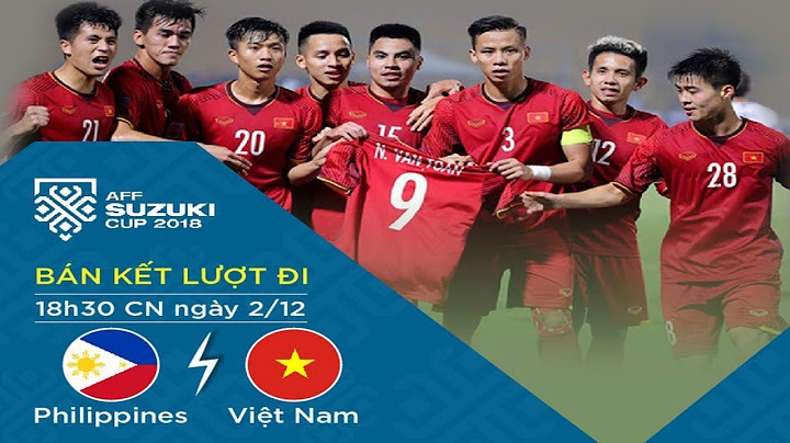 Trực tiếp bóng đá Việt Nam - Philippines