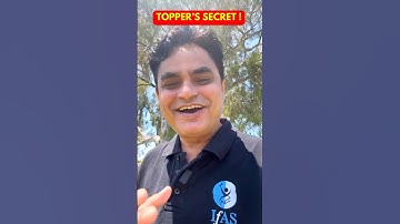 Secrets of Exam Toppers Revealed! 🥇 Score High in 45 Days! #ifas #csir #iit #neet #ias #gate