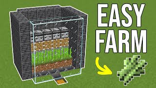 Minecraft: Easy Automatic Sugar Cane Farm Tutorial