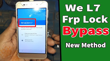 We L7 Frp Lock Bypass | How To Unlock Frp Lock Wel7 Without Pc | Bypass We L7