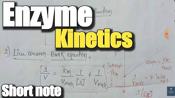 The Important Equation of Enzyme Kinetics|Biochemistry | Csir net Life science #mpset