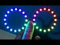 Arduino RGB LED Rings for Halloween Decor    (WS2812)