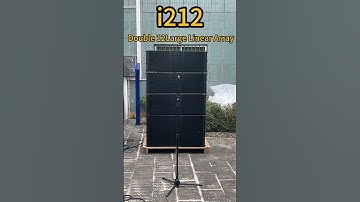 I212 Double 12 Large Linear Array Set up Large Performance Bar DJ Live Concert
