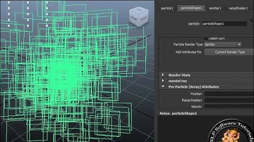 Telugu Autodesk Maya Tutorials   Particle Colors