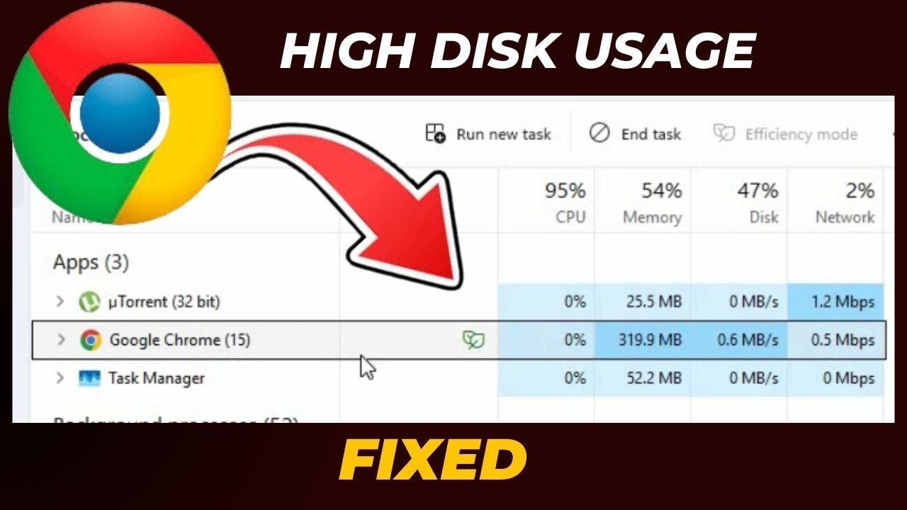 How to Fix Google Chrome High Disk Usage in Windows 10 /11 - YouTube