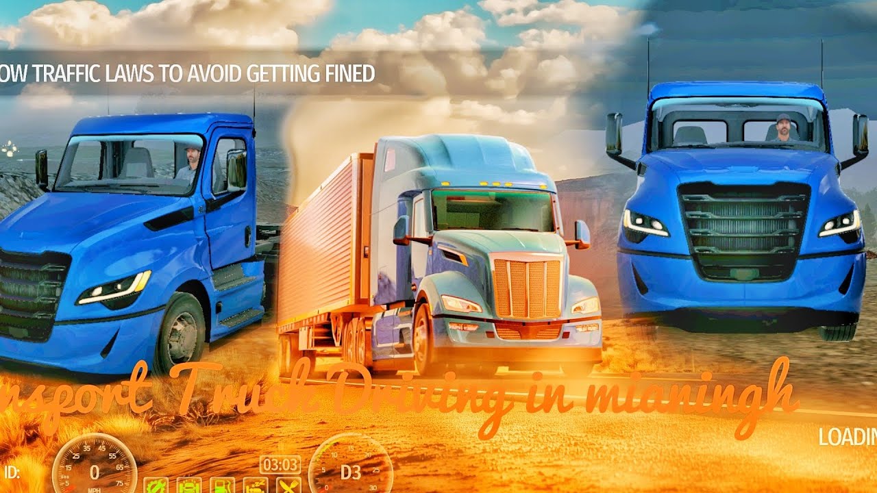 Transport Truck Driving seen||🚛🚛🚛 watch on end.👿🤣