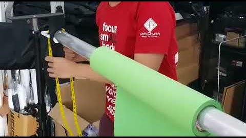 How To Install and Calibrate the Backdrop Pulley System to be used with paper backdrops