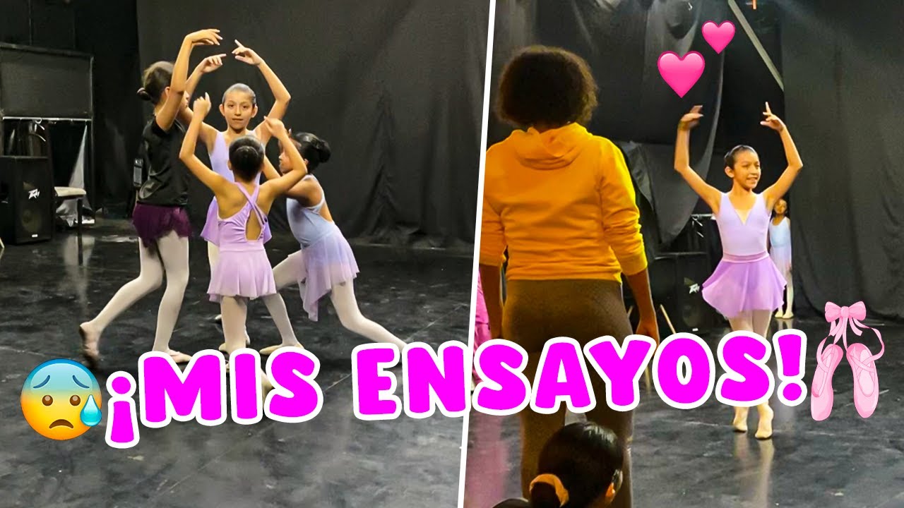 MIS ENSAYOS!😰QUE NERVIOS!!🩰3 DIAS PARA MONTAR UNA COREOI Yo soy Aranza💕