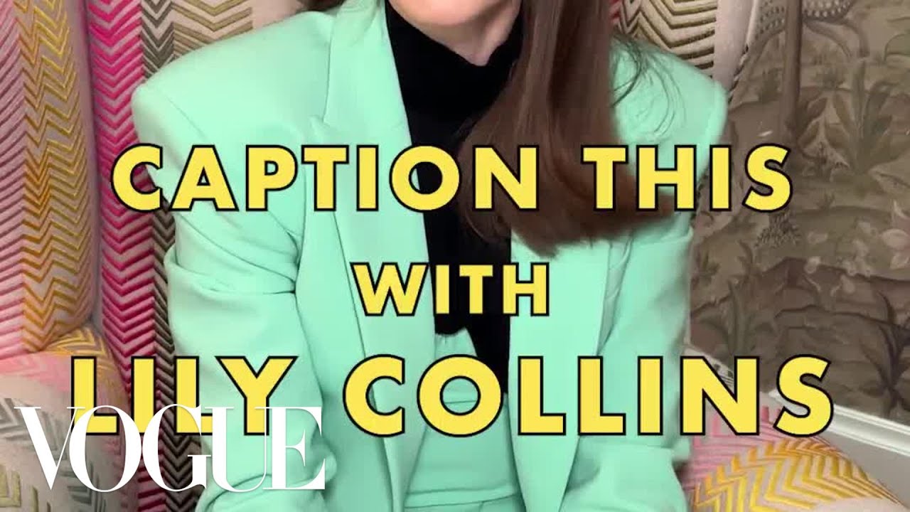 Lily Collins Takes Over Vogue's Social Media