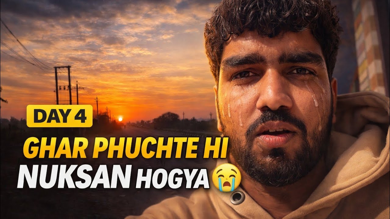Ghar Phuchte Hi Nuksan Hogya 😭 | Day 4 Travel Vlog | Unexpected Problem