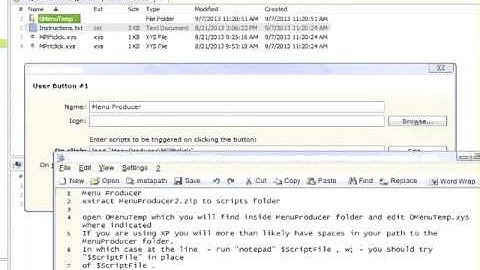 XYplorer-Tutorial - Getting MenuProducer Button ready