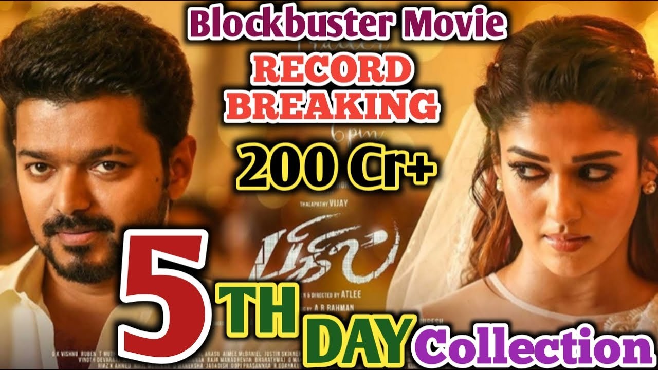 Thalapthy Vijay Bigil Movie 5th day box office collection | Bigil Total ...