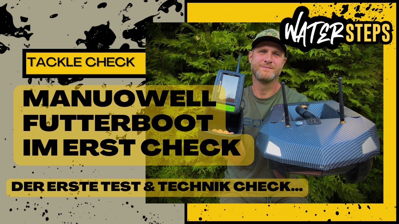 DAS MANUOWELL ASSASSIN GPS IM CHECK: das erste Testvideo zum Futterboot. 