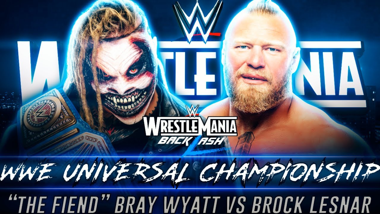 WWE WrestleMania Backlash 2024 Match Card YouTube