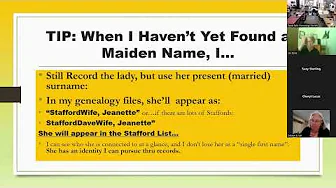 What's in a Name for Genealogists Recorded September 25, 2024