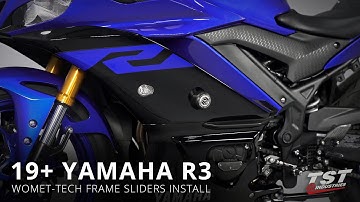 How to install Womet-Tech Frame Sliders on a 2019+ Yamaha YZF-R3 by TST Industries