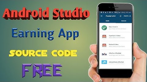 Android Studio Earning App Source Code Free|| Android Studio Project