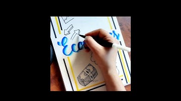 economics Front page design 📊📈 for project #shorts #ytshorts #saritapatel_87 #frontpage