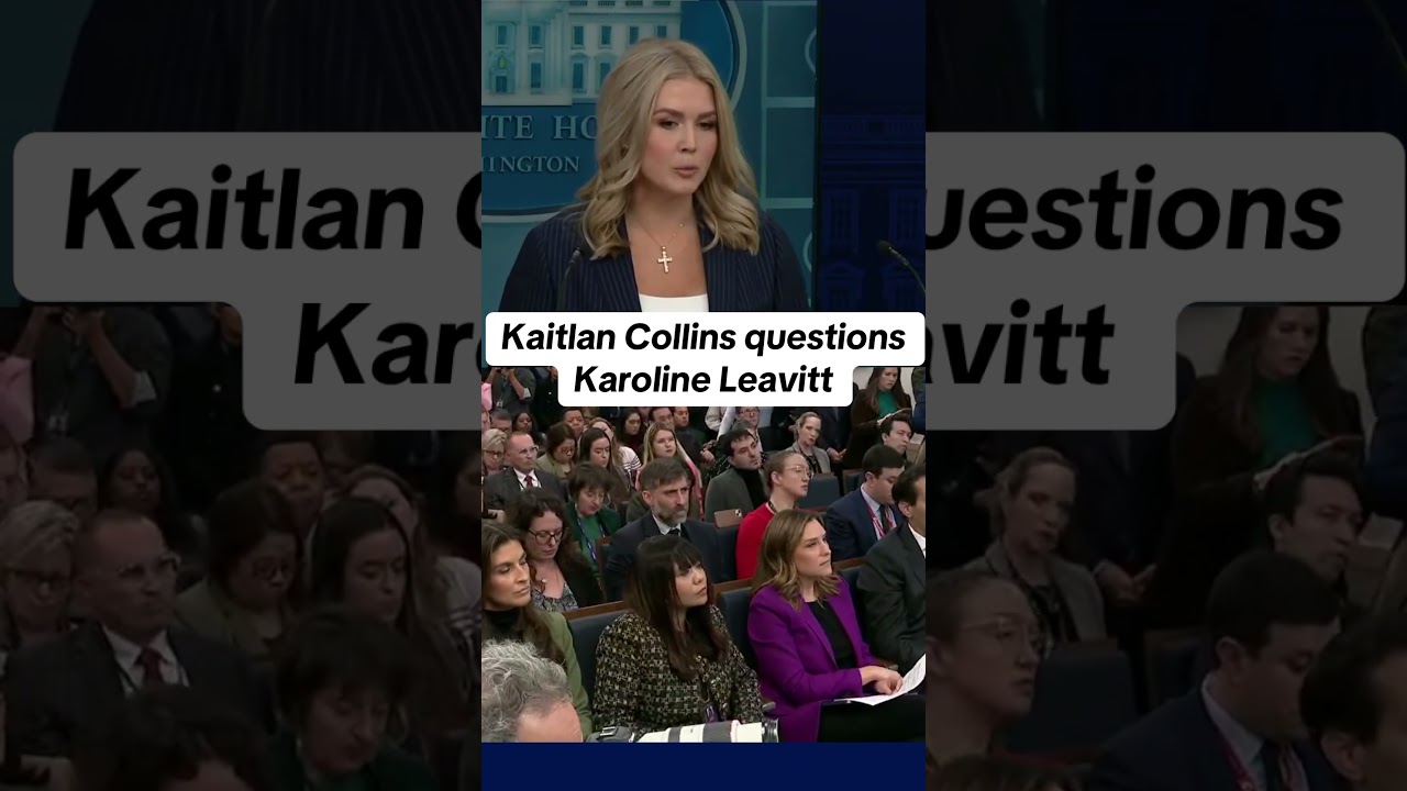 Kaitlan Collins questions Karoline Leavitt over First Amendment free speech after barring AP