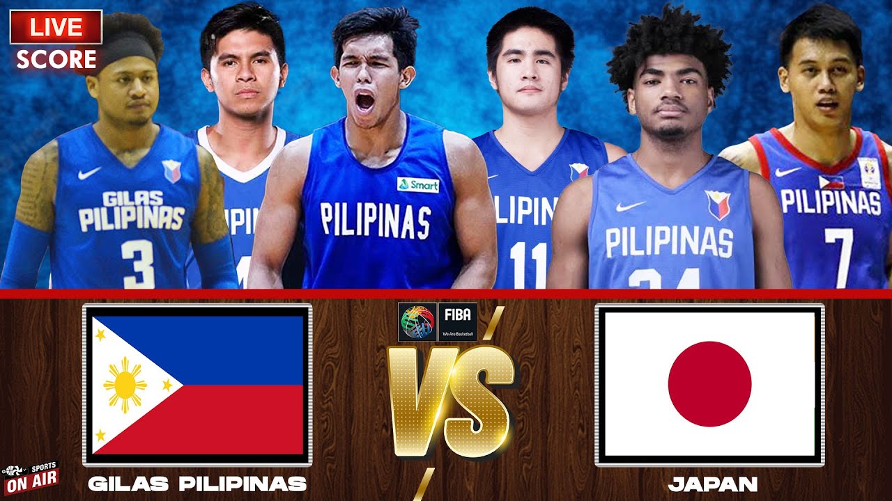 🔴 FIBA LIVE SCORE GILAS PILIPINAS VS JAPAN FREE ENDING