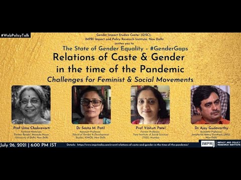 #GenderGaps | E41 | Smita Patil | Caste & Gender Relations in Pandemic: Feminist & Social Movements