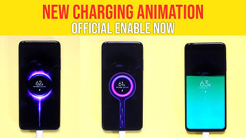 ENABLE NEW CHARGING ANIMATION ANY XIAOMI DEVICE | MIUI 12 NEW CHARGING ANIMATION HINDI