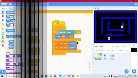 How to make Pacman game in Scratch | Pacman in scratch part-1 | Smart Tech Guy