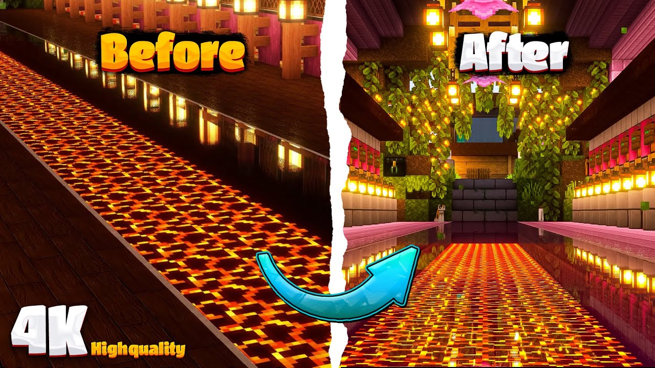Minecraft Market Cool Floor Design 🔥! (No Spawning Mobs On Floor) (🎥4K 60FPS)