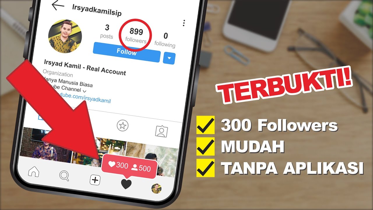 WORK! CARA MENAMBAH FOLLOWER INSTAGRAM TANPA APLIKASI YouTube