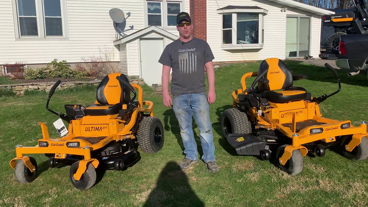 Cub Cadet Ultima ZT1 & ZT2 Comparison / Overview - YouTube