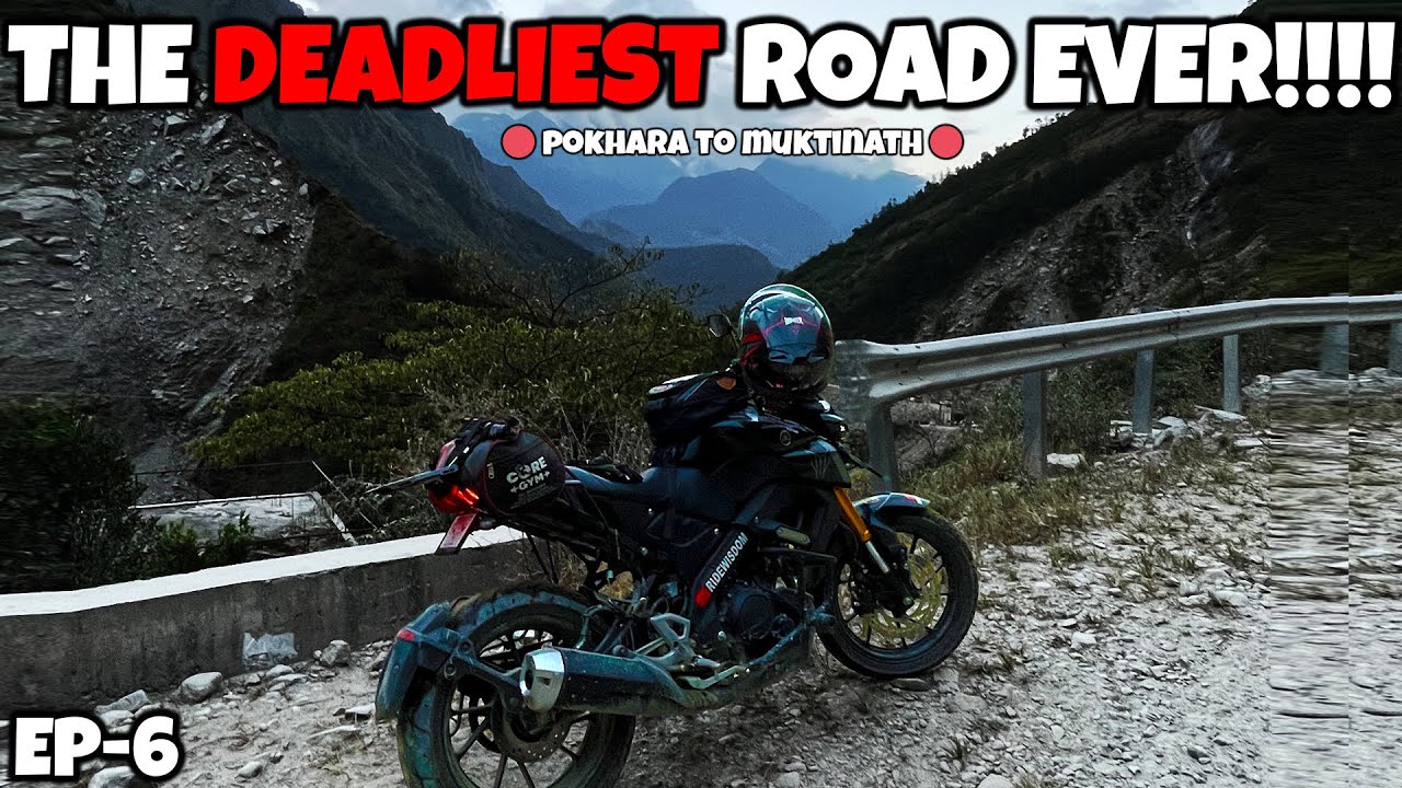 EP-6 🔴 POKHARA TO MUKTINATH TEMPLE 🙏🏻(NEPAL) INDIA TO NEPAL BIKE RIDE  | MT-15 OFFROADING