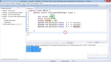 8  Primitive Data Types floating point datatype in  java  Hindi/Urdu