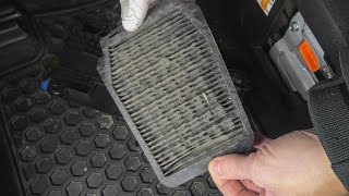 toyota prius (2016-2022): hybrid battery air filter replacement.