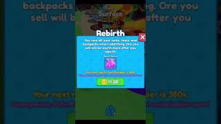 My 35TH Rebirth on Roblox Mining Simulator 2!