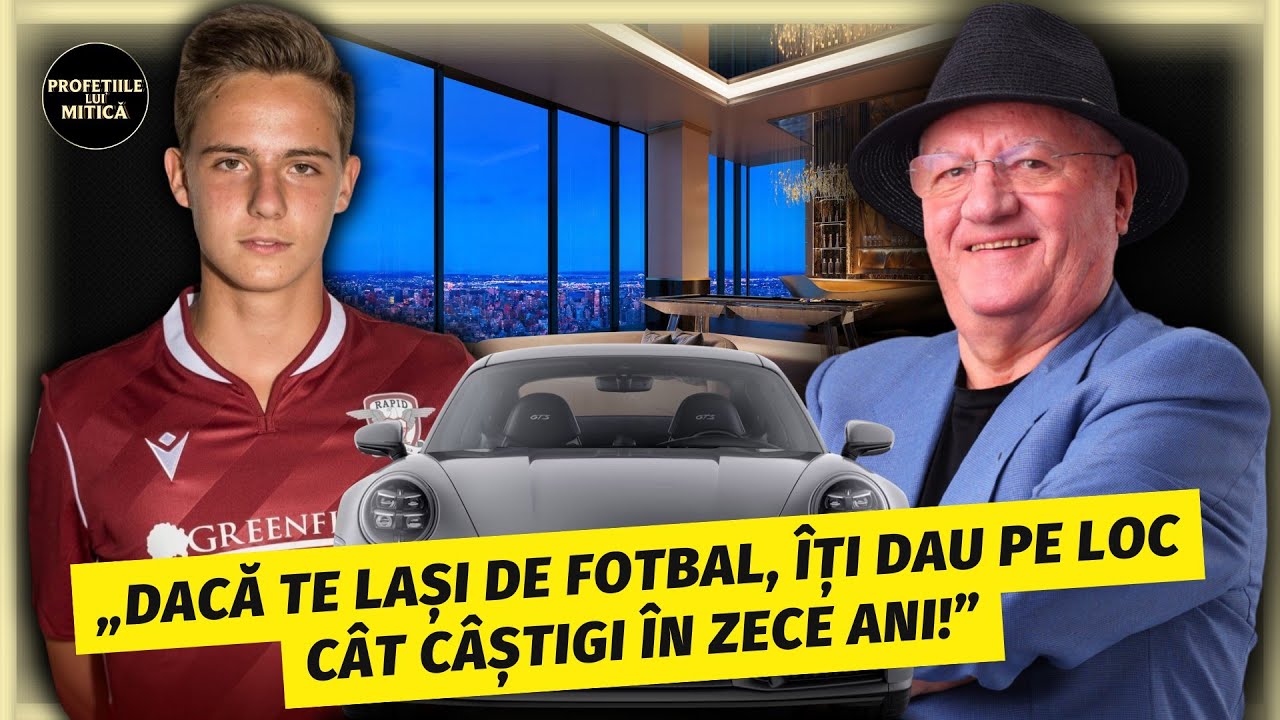 CEA MAI MARE REALIZARE a lui Mitica Dragomir. Cum si-a convins nepotul SA SE LASE DE FOTBAL