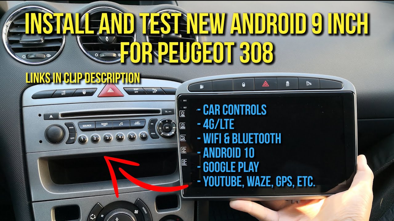 Android Peugeot 308 GPS Navigation - Sofimep