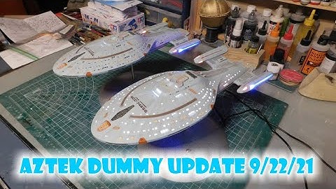Aztek Dummy Update 9/22/21 - 1000 scale Voyagers- the big (re)finish!