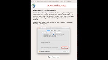 Apple Big Sur How To fix Cisco Any Connect enable system extension on MacOS November 13 2020