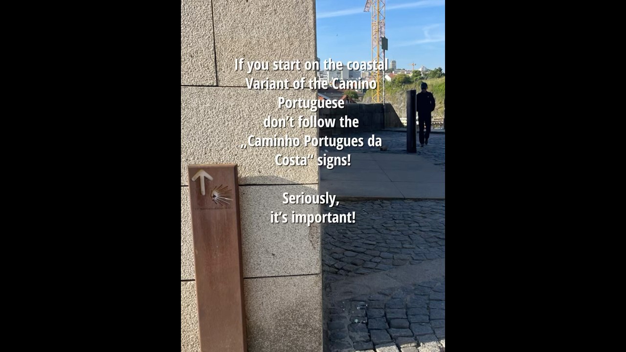 If you walk the coastal variant of the Camino Portugues, don’t follow the signs at Porto Cathedral!