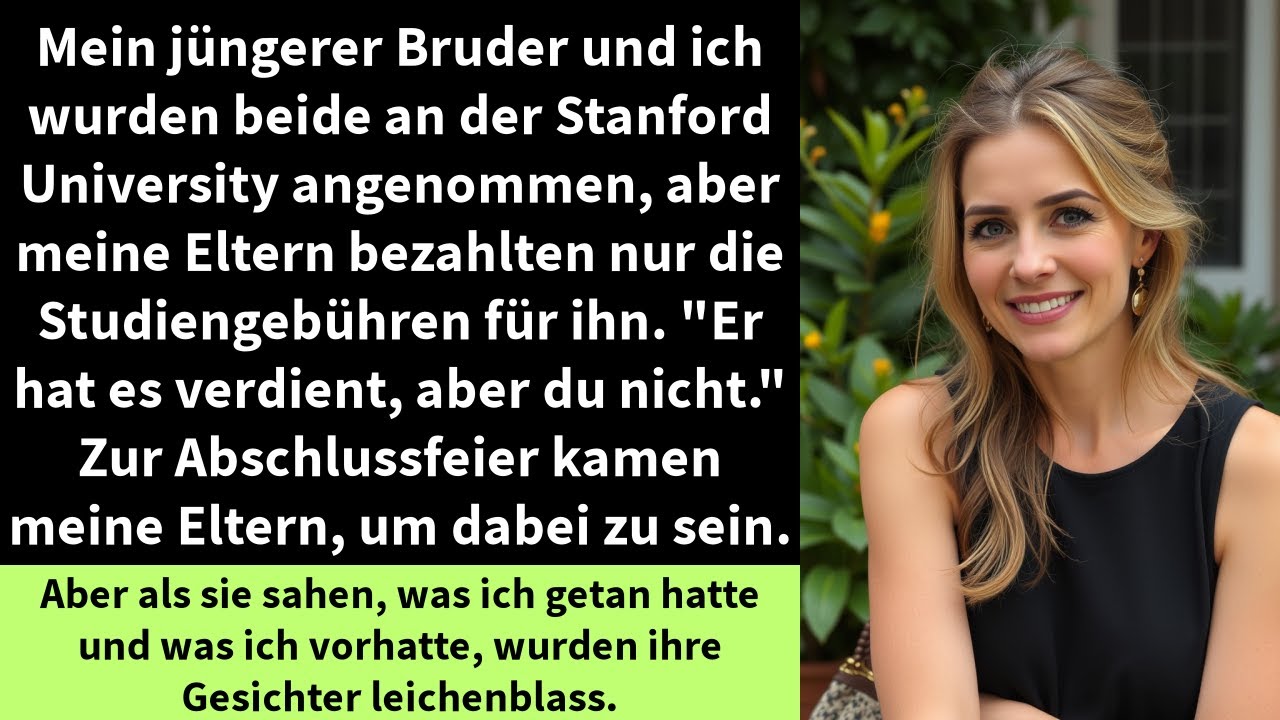 Mein jüngerer Bruder und ich wurden beide an der Stanford University angenommen,