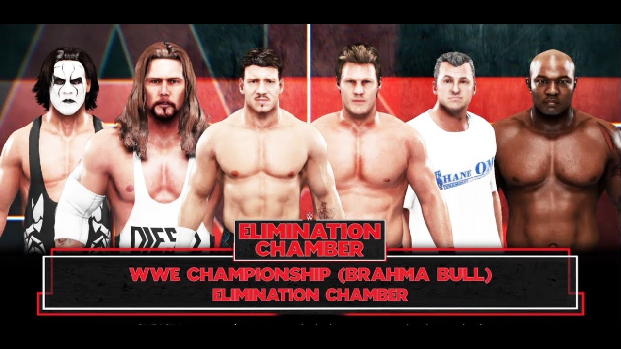 WWE-2K19- Матч за звание чемпиона WWE (6 мужчин) - Геймплей WWE-2K19