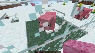 minecraft how to build a pig face screenshot 5