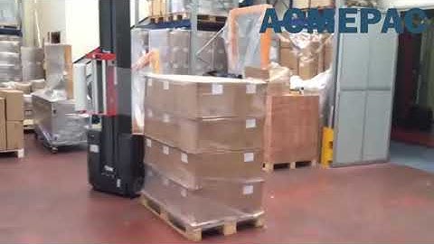 Robot Pallet Wrapper, Self-proprelled Stretch Wrapping Machine ASE20