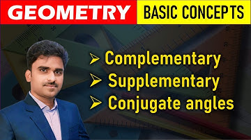 Pair of angles || Complementary and supplementary angles || Mathstech