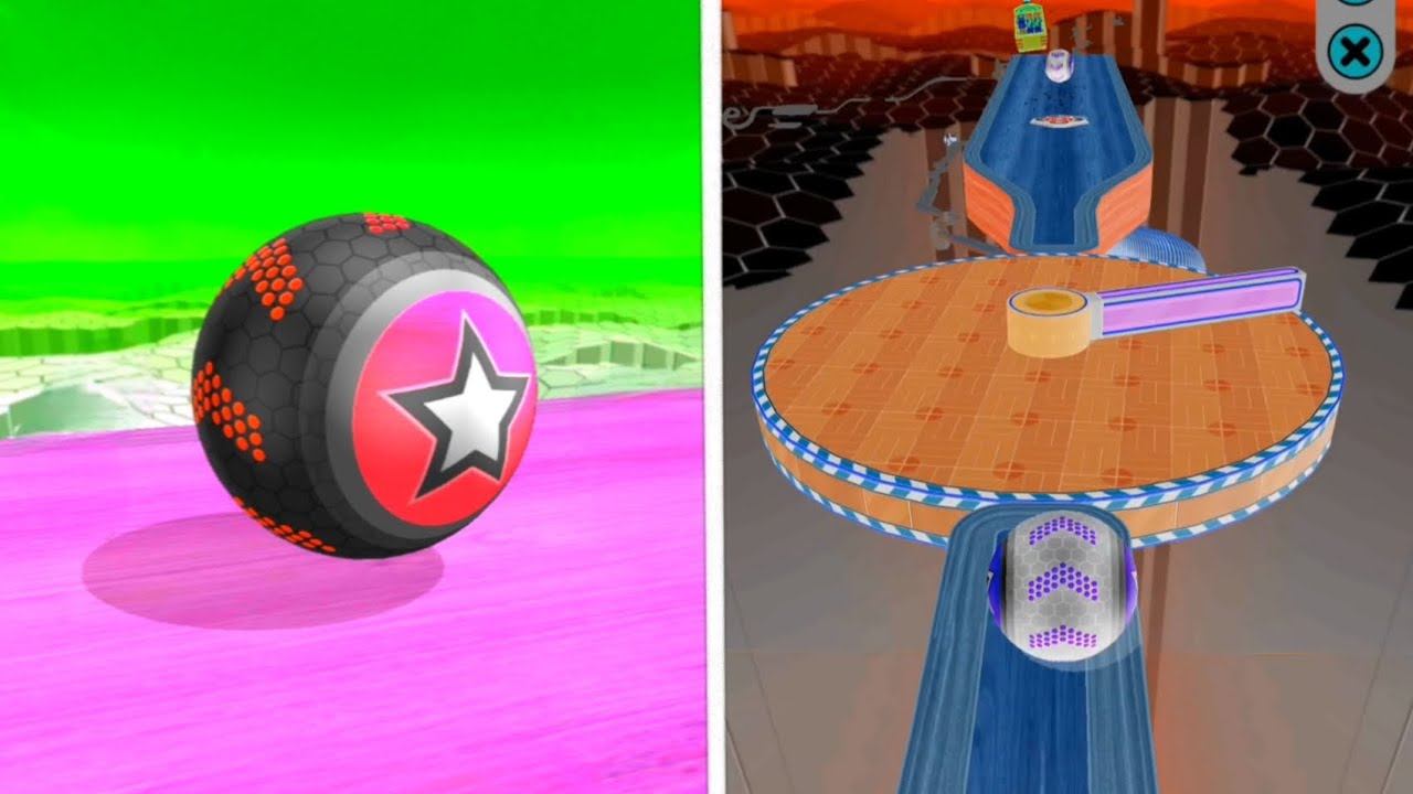 Going Ball 🆚 Reverse gameplay Ball Colour Run walkthrough , iOS Android ...