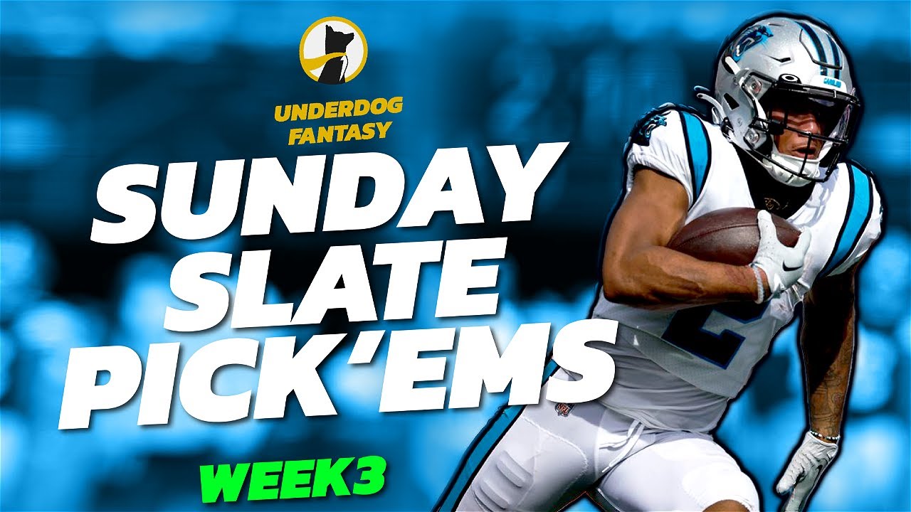 OUR UnderDog PICK EMs for NFL Week 3! - YouTube
