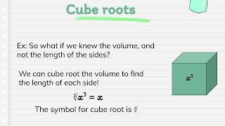 8: 1-4 Square Roots and Cube Roots